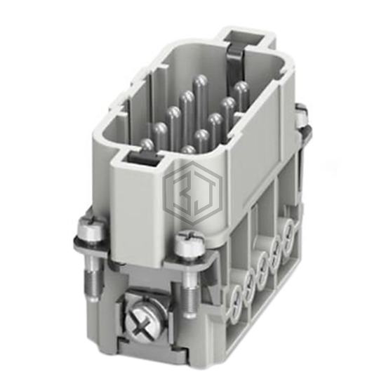 1585294 - Phoenix Contact - Heavy Duty Connectors - Inserts, Modules