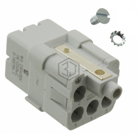 1102194-1 - TE Connectivity AMP Connectors - Heavy Duty Connectors - Inserts, Modules