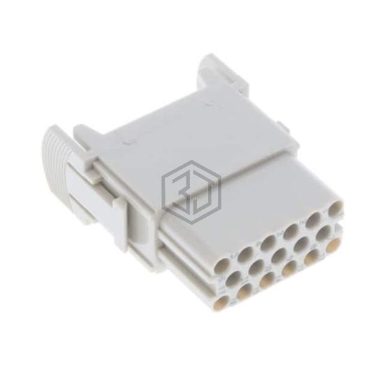 HMN-017-F - TE Connectivity AMP Connectors - Heavy Duty Connectors - Inserts, Modules