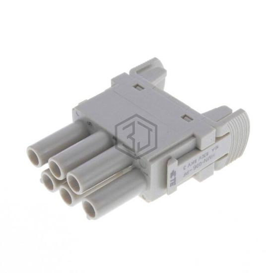 HMN-006-PF - TE Connectivity AMP Connectors - Heavy Duty Connectors - Inserts, Modules