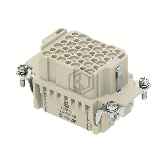 09160423101 - HARTING - Heavy Duty Connectors - Inserts, Modules