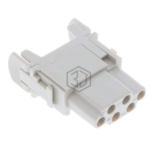 HMN-006-F - TE Connectivity AMP Connectors - Heavy Duty Connectors - Inserts, Modules