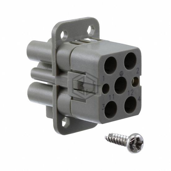T2080062201-100 - TE Connectivity AMP Connectors - Heavy Duty Connectors - Inserts, Modules