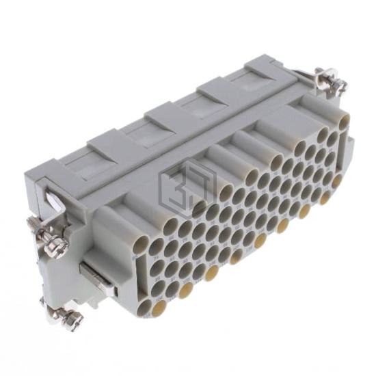 HEEE-064-F 65-128 - TE Connectivity AMP Connectors - Heavy Duty Connectors - Inserts, Modules