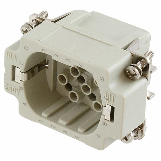 2-1103006-3 - TE Connectivity AMP Connectors - Heavy Duty Connectors - Inserts, Modules