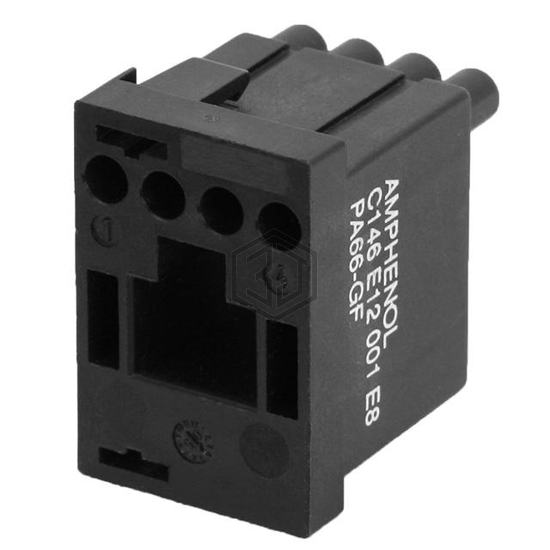 C146E12001E8 - Amphenol Tuchel Industrial - Heavy Duty Connectors - Inserts, Modules