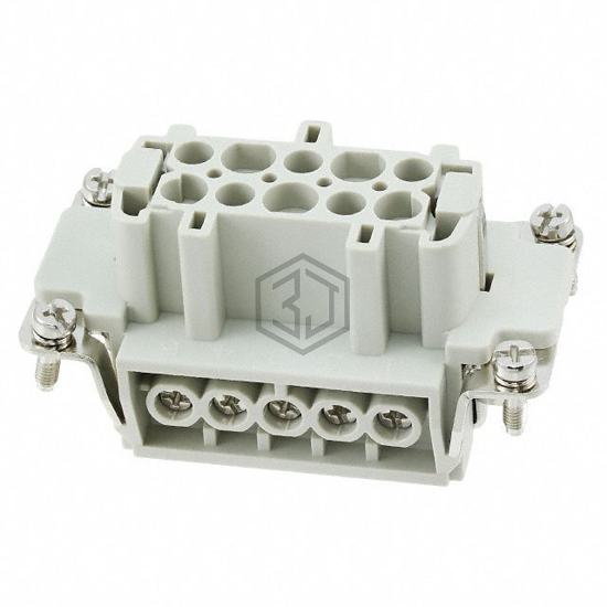 HE-010-F - TE Connectivity AMP Connectors - Heavy Duty Connectors - Inserts, Modules