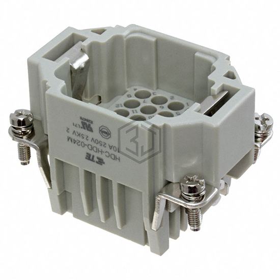 T2030242101-000 - TE Connectivity AMP Connectors - Heavy Duty Connectors - Inserts, Modules