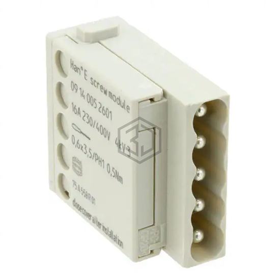 09140052601 - HARTING - Heavy Duty Connectors - Inserts, Modules