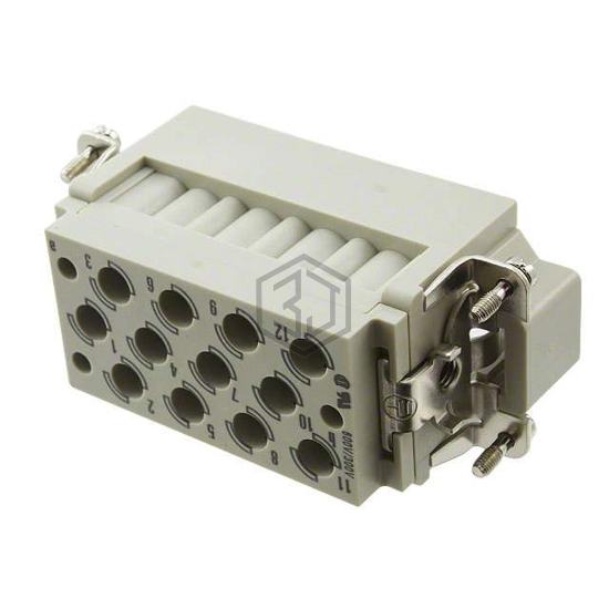 09320123001 - HARTING - Heavy Duty Connectors - Inserts, Modules