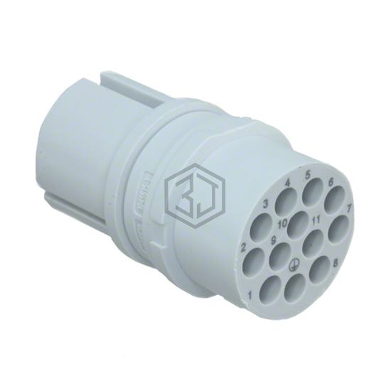 1245615-1 - TE Connectivity AMP Connectors - Heavy Duty Connectors - Inserts, Modules