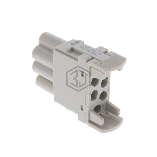 HMN-006-PM - TE Connectivity AMP Connectors - Heavy Duty Connectors - Inserts, Modules