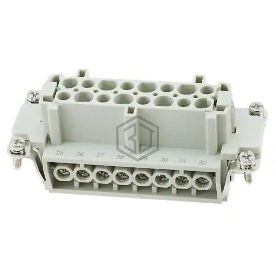 HE-016-F(17-32) - TE Connectivity AMP Connectors - Heavy Duty Connectors - Inserts, Modules