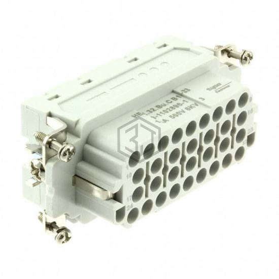 1102896-1 - TE Connectivity AMP Connectors - Heavy Duty Connectors - Inserts, Modules