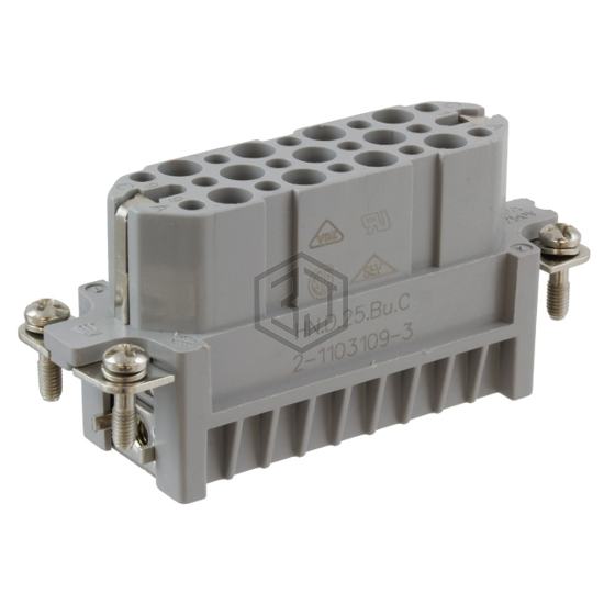 2-1103109-3 - TE Connectivity AMP Connectors - Heavy Duty Connectors - Inserts, Modules