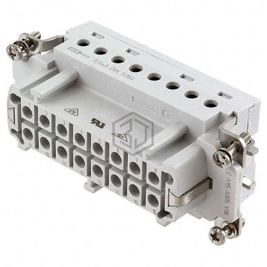 1-1103639-1 - TE Connectivity AMP Connectors - Heavy Duty Connectors - Inserts, Modules