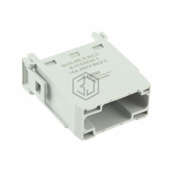 1103244-1 - TE Connectivity AMP Connectors - Heavy Duty Connectors - Inserts, Modules