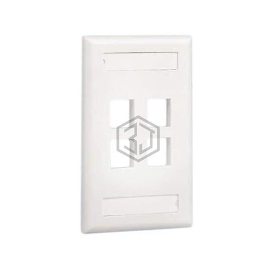 NK4FIGY - Panduit Corp - Keystone - Faceplates, Frames