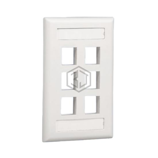 NK6FEIY - Panduit Corp - Keystone - Faceplates, Frames