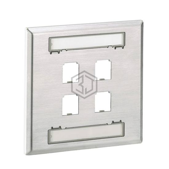 CFPL4S-2GY - Panduit Corp - Keystone - Faceplates, Frames