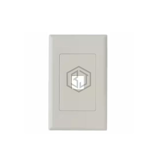 FPDS1-FW - HellermannTyton - Keystone - Faceplates, Frames