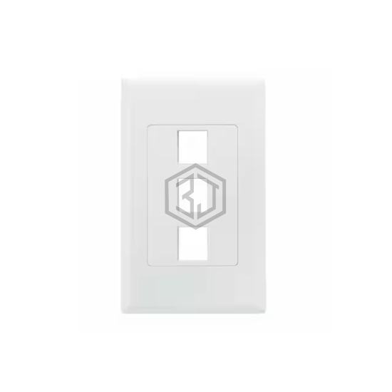 FPDS3-W - HellermannTyton - Keystone - Faceplates, Frames