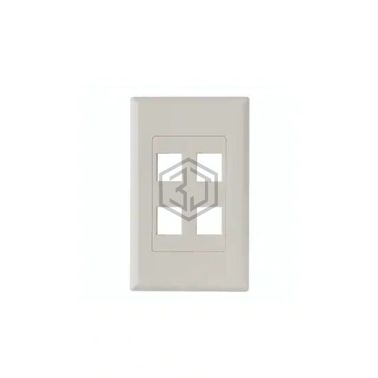 FPDS4-FW - HellermannTyton - Keystone - Faceplates, Frames