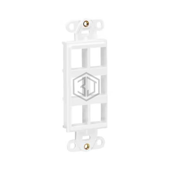 N042D-006V-WH - Tripp Lite - Keystone - Faceplates, Frames