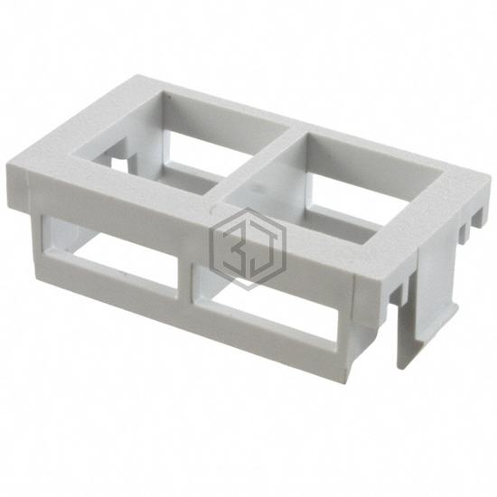 NKHF2MWH-X - Panduit Corp - Keystone - Faceplates, Frames
