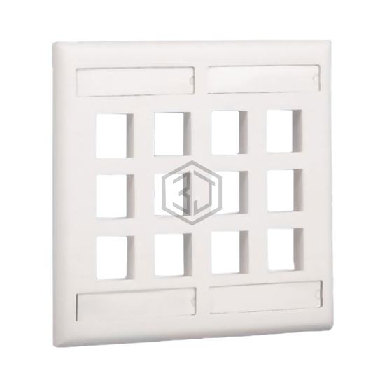 NK12FWHY - Panduit Corp - Keystone - Faceplates, Frames