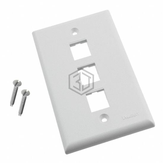 NK3FNWH - Panduit Corp - Keystone - Faceplates, Frames
