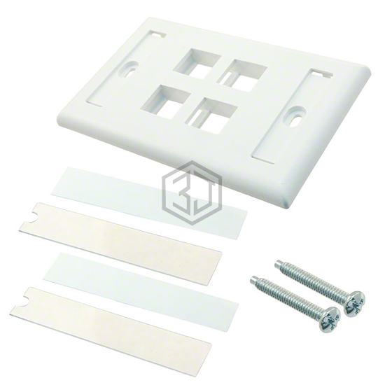NK4FWHY - Panduit Corp - Keystone - Faceplates, Frames