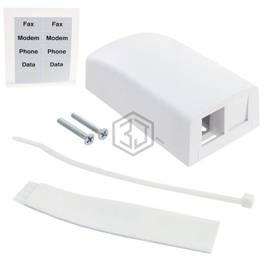 NK2BXWH-A - Panduit Corp - Keystone - Faceplates, Frames