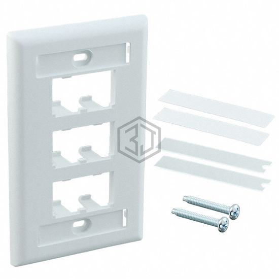 CFPL6WHY - Panduit Corp - Keystone - Faceplates, Frames