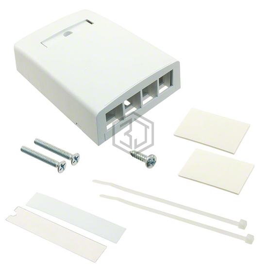 NK4BXWH-AY - Panduit Corp - Keystone - Faceplates, Frames