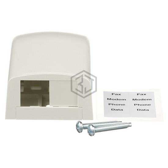CBX2IW-AY - Panduit Corp - Keystone - Faceplates, Frames