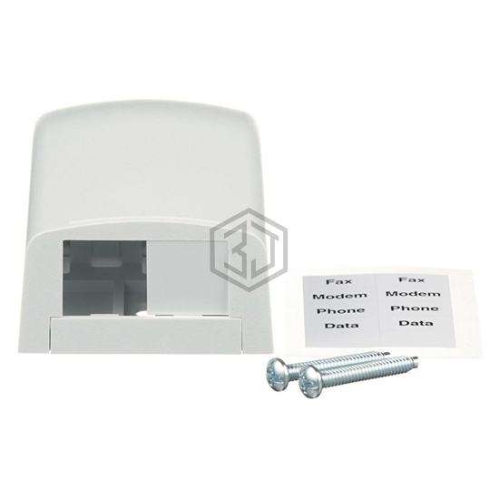 CBX2WH-AY - Panduit Corp - Keystone - Faceplates, Frames