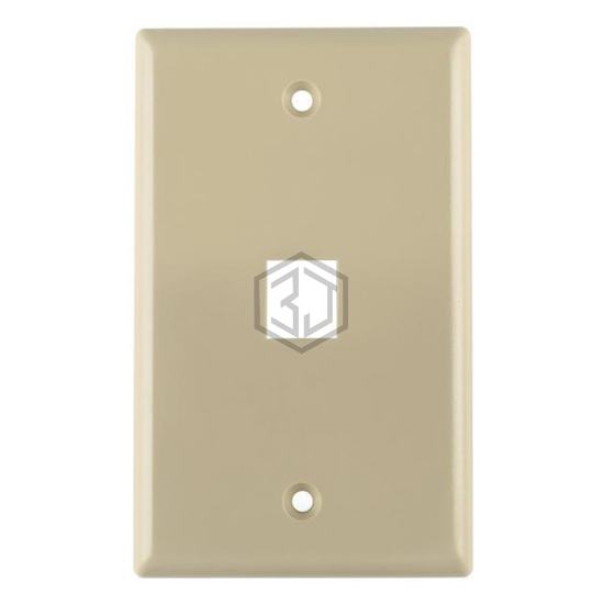 FPSINGLE-I - HellermannTyton - Keystone - Faceplates, Frames