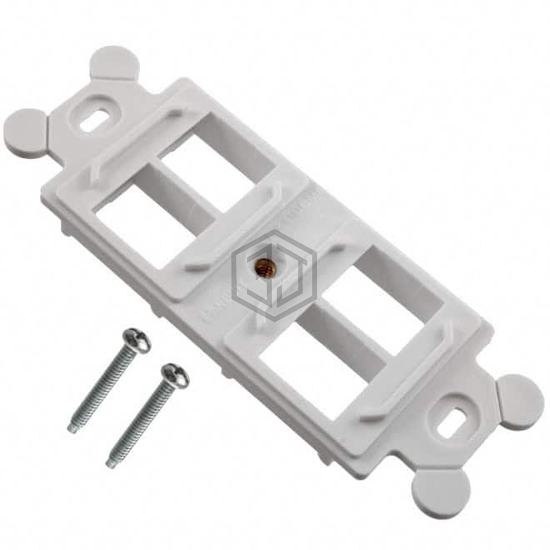 NK4106MFWH - Panduit Corp - Keystone - Faceplates, Frames