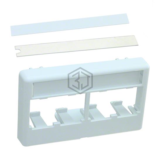 CFFPL4WH - Panduit Corp - Keystone - Faceplates, Frames