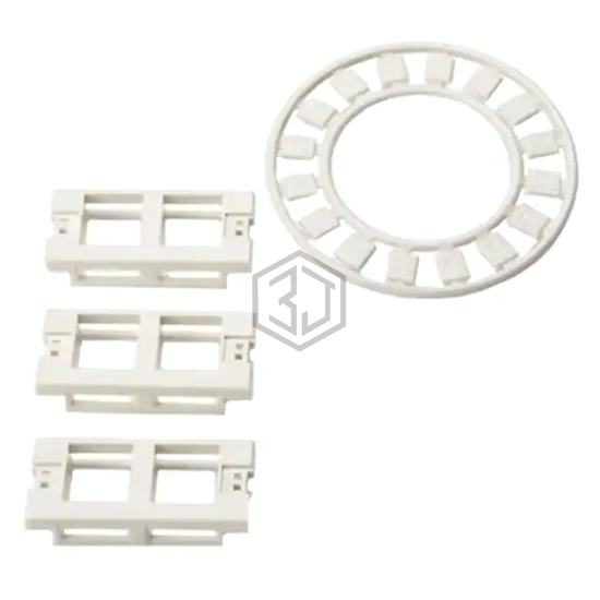 FPMIFD-FW - HellermannTyton - Keystone - Faceplates, Frames
