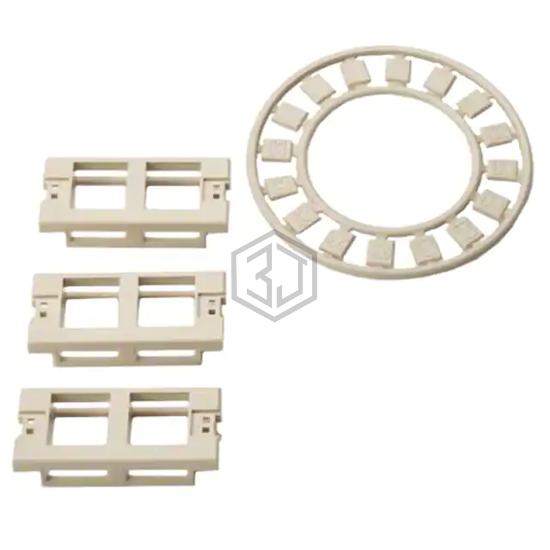 FPMIFD-I - HellermannTyton - Keystone - Faceplates, Frames