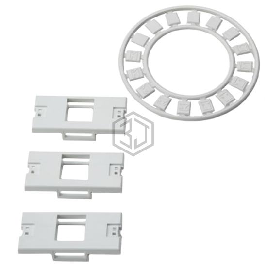 FPMIFS-W - HellermannTyton - Keystone - Faceplates, Frames