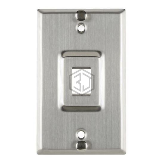 FPSINGLE-WPSS - HellermannTyton - Keystone - Faceplates, Frames