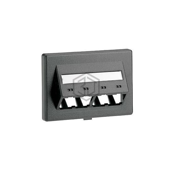 CFFPEBSL4BL - Panduit Corp - Keystone - Faceplates, Frames