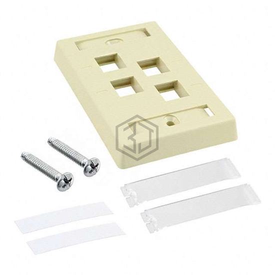 1-557502-1 - TE Connectivity AMP Connectors - Keystone - Faceplates, Frames