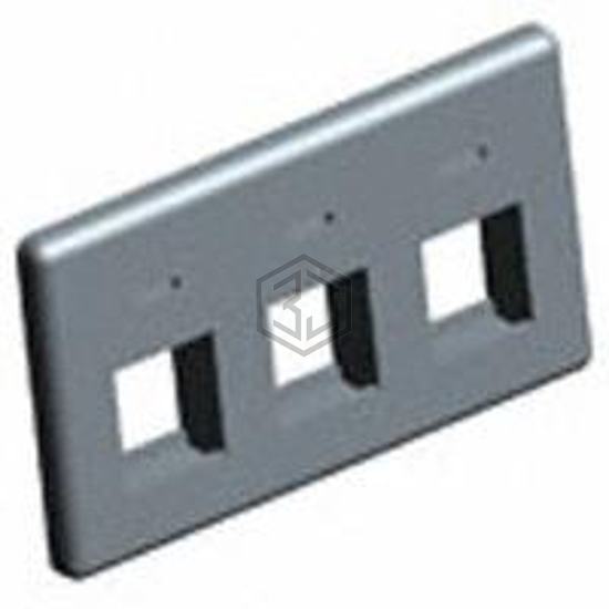 558107-1 - TE Connectivity AMP Connectors - Keystone - Faceplates, Frames