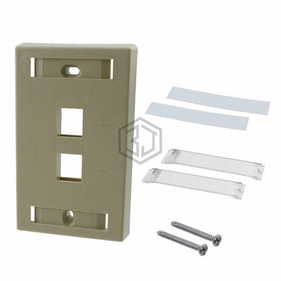 557505-1 - TE Connectivity AMP Connectors - Keystone - Faceplates, Frames