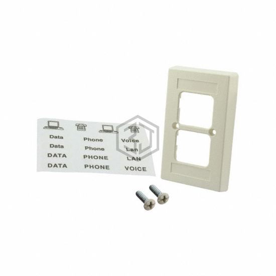 555650-1 - TE Connectivity AMP Connectors - Keystone - Faceplates, Frames