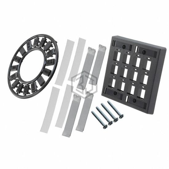 558086-2 - TE Connectivity AMP Connectors - Keystone - Faceplates, Frames